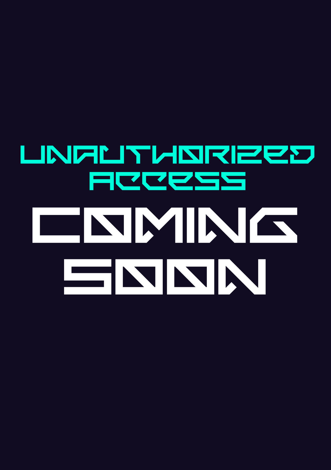 UNKNOWN COMING SOON